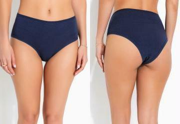 Calcinha Marinho Cintura Alta