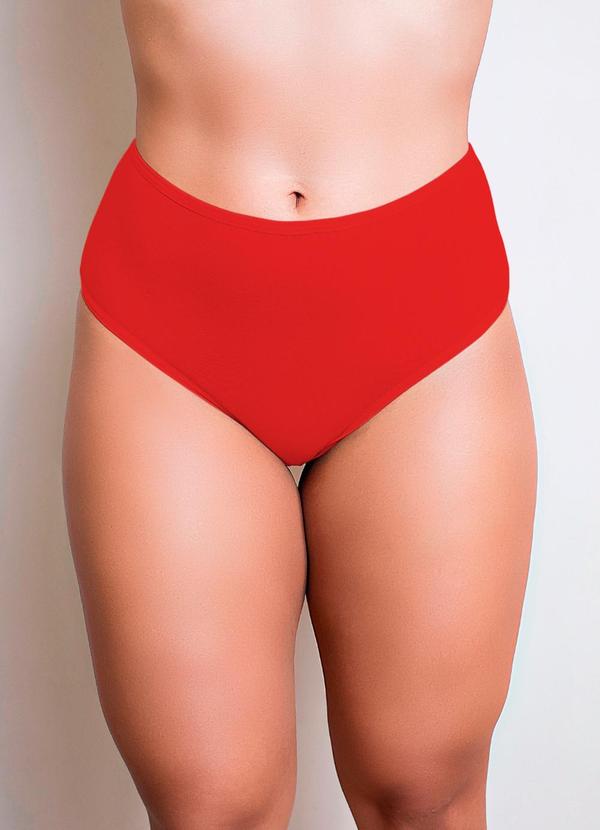Dukali - Calcinha Mary de Algodão Vermelho