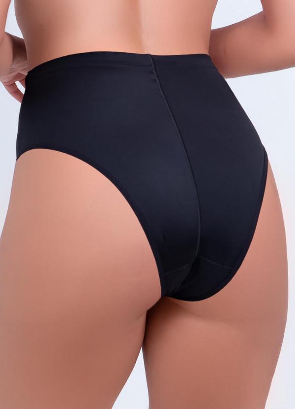 Dukali - Calcinha Poliamida Cetinetede Compressão Preto 2