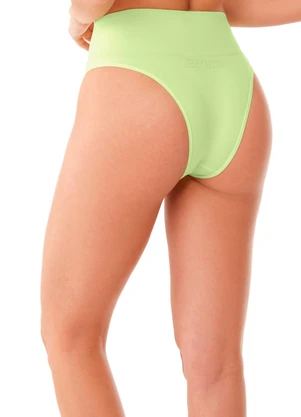 Zee Rucci - Calcinha Tanga Cós Alto sem Costura Verde - ZEE RUCCI
