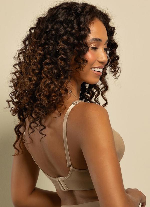 Basic Pro - Sutiã Top com Alças Removíveis Bege 2