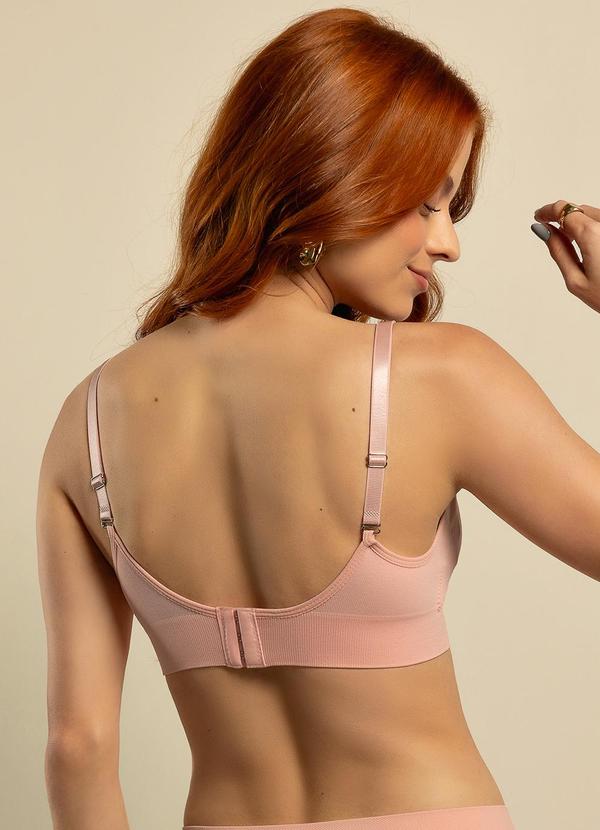 Basic Pro - Sutiã Top com Alças Removíveis Rosa 2