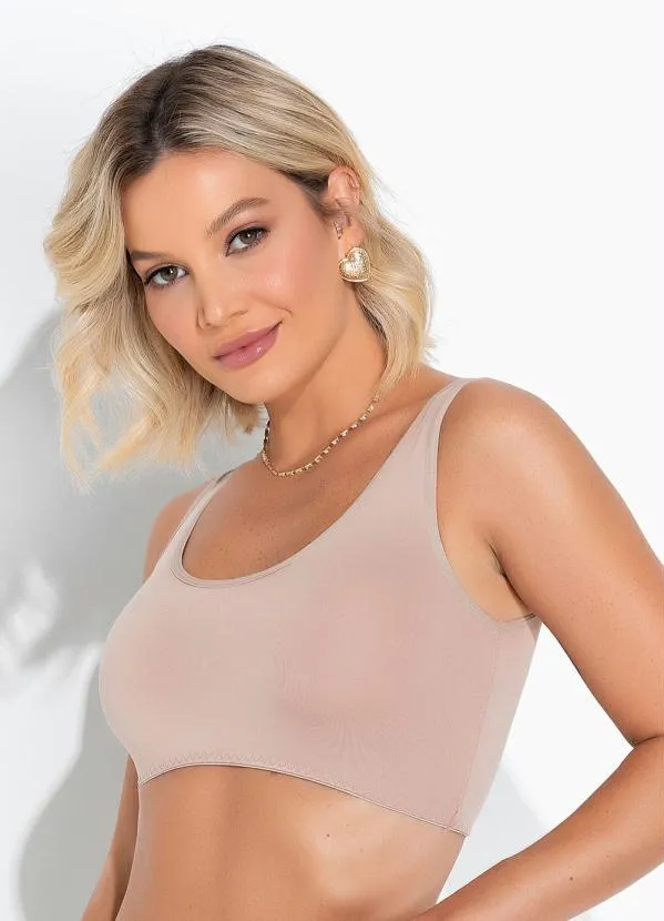 Alma Dolce - Top sem Bojo Chocolate