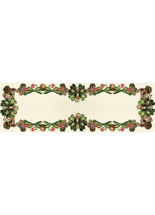 Trilho de Mesa (Natal Green) 1 Peça Trilho de Mesa (Natal Green) 1 Peça