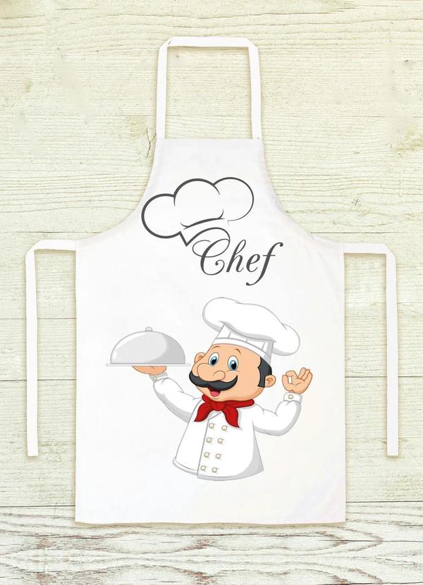 Lar e Lazer - Avental Chef Italiano 1 Peça