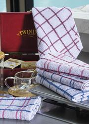 Kit 2 Panos de Prato Felpudos Xadrez