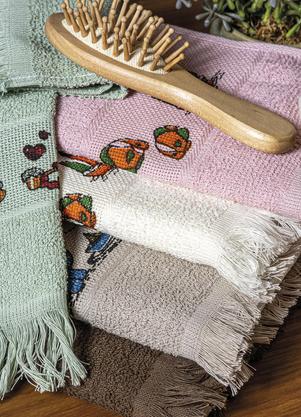 Kit 3 Toalhas Sociais Estampadadas Sortidas