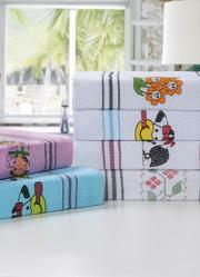 Kit Copa Felpudo Estampado/Sortido 2 Unidades