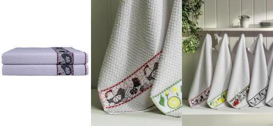 Kit Pano de Copa Galinha 2 Peas