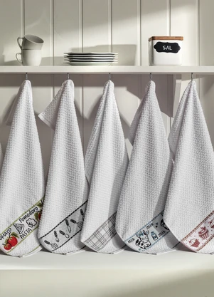 Lar e Lazer - Kit Pano de Copa Xadrez 2 Peças - LAR E LAZER