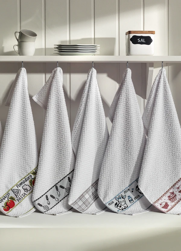 Lar e Lazer - Kit Pano de Copa Xadrez 2 Peças