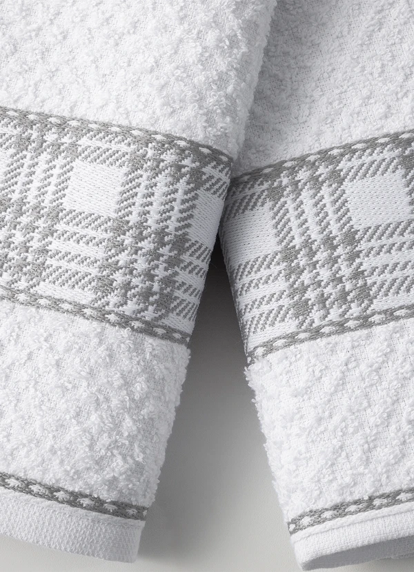 Lar e Lazer - Kit Pano de Copa Xadrez 2 Peças 2