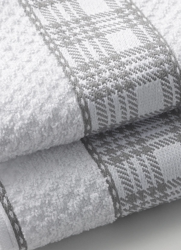 Lar e Lazer - Kit Pano de Copa Xadrez 2 Peças 3