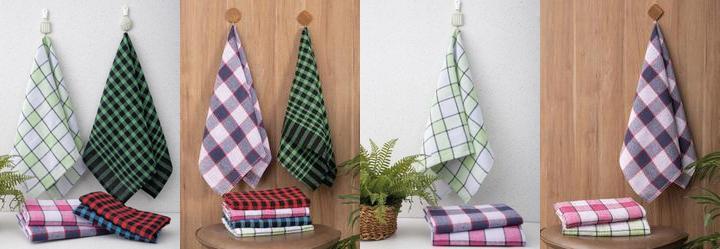 Kit Pano de Copa Xadrez Sortido 3 Peas