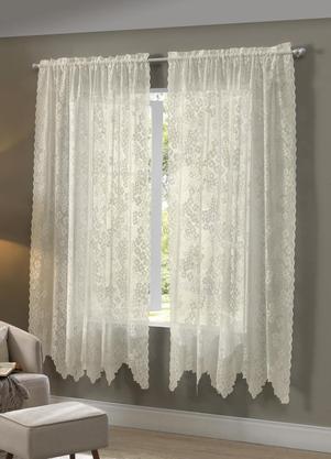 Cortina Artesanal (Marfim) Cerejeira 2.80m X 2.10m
