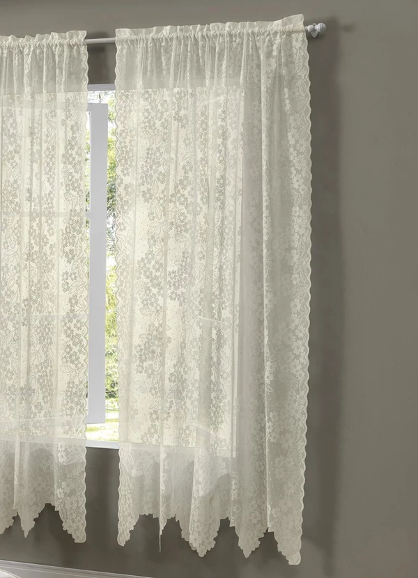 Santista - Cortina Artesanal Marfim Cerejeira 2.80m X 2.10m 2