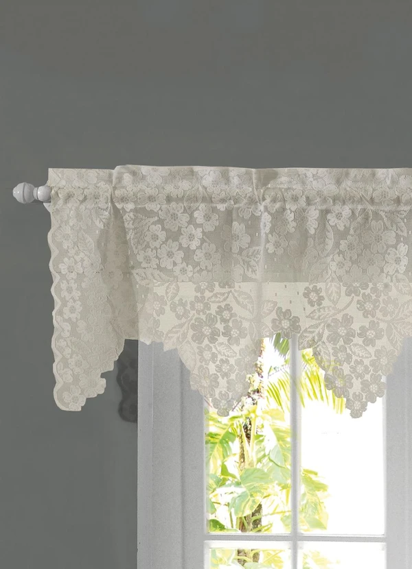 Lar e Lazer - Cortina Bandô Artesanal Marfim Cerejeira 1.40m X 1