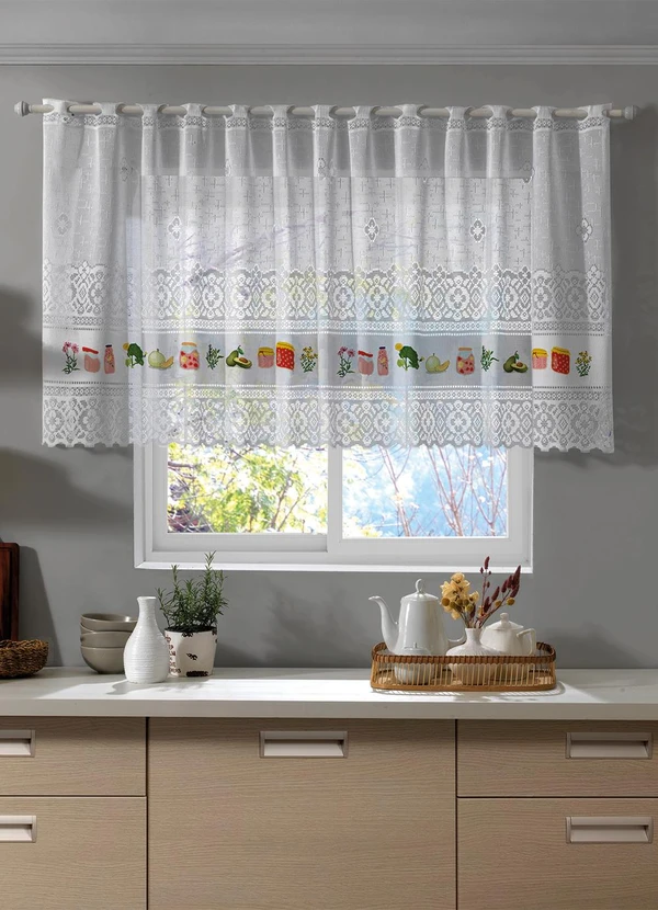 Santista - Cortina Bandô Valência Branca Geléia e Frutas 2