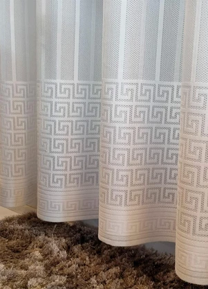 Santista - Cortina com Forro Contemporânea Branca - SANTISTA