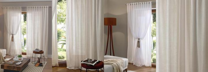Cortina com Forro Marfim 3.00m X 1.80m