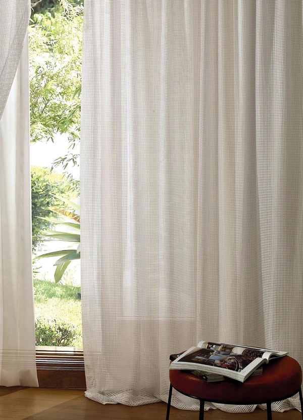 Lar e Lazer - Cortina com Forro Marfim 3.00m X 1.80m 2