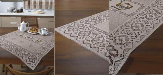 Toalha de Ch Quadrada Valncia Desert Caf