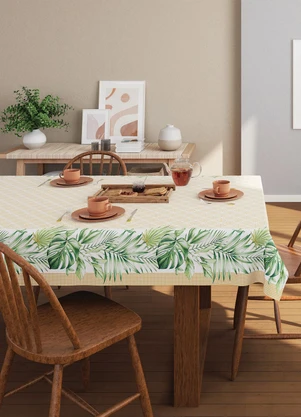 Lepper - Toalha de Mesa Palmas 140x210 Cm - LEPPER