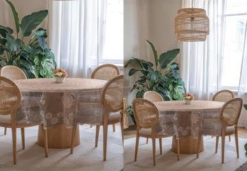 Toalha Redonda Desert 1.80m