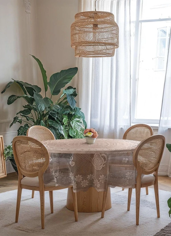 Lar e Lazer - Toalha Redonda Desert  1.80m 2