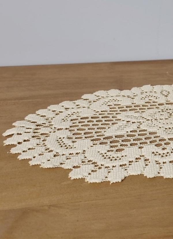 Lar e Lazer - Kit 4 Toalhas Artesanais Cru Gardênia 35cm 2