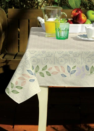 Lepper - Toalha de Mesa Pop Retangular Sálvia 140x210 cm - LEPPER