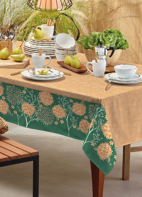 Teka - Toalha de Mesa Retangular Hortência 140x210 Cm 2