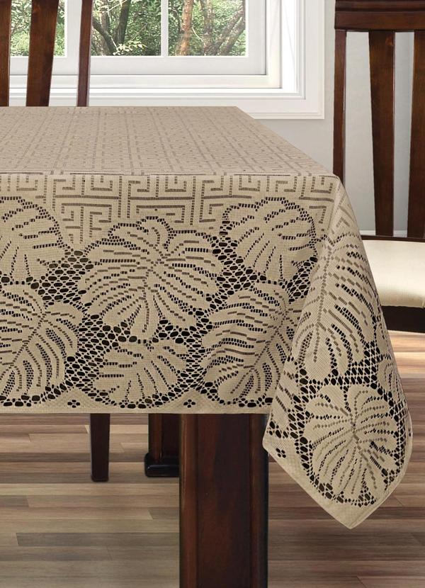 Lar e Lazer - Toalha de Mesa Retangular Marrom 240x150 Cm 2