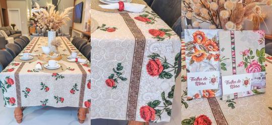 Toalha de Mesa Retangular Sortido 140x220 Cm