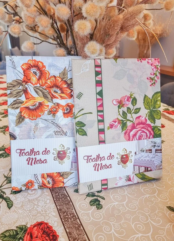 Lar e Lazer - Toalha de Mesa Retangular Sortido 140x220 Cm 3