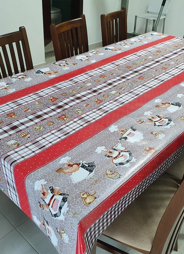 Mundo Lar - Toalha de Mesa Térmica Carijó 140x210 Cm