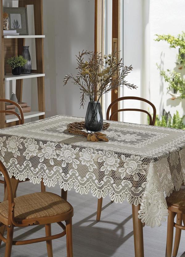 Toalha Retangular Artesanal (Cru) 1.30m X 1.80m