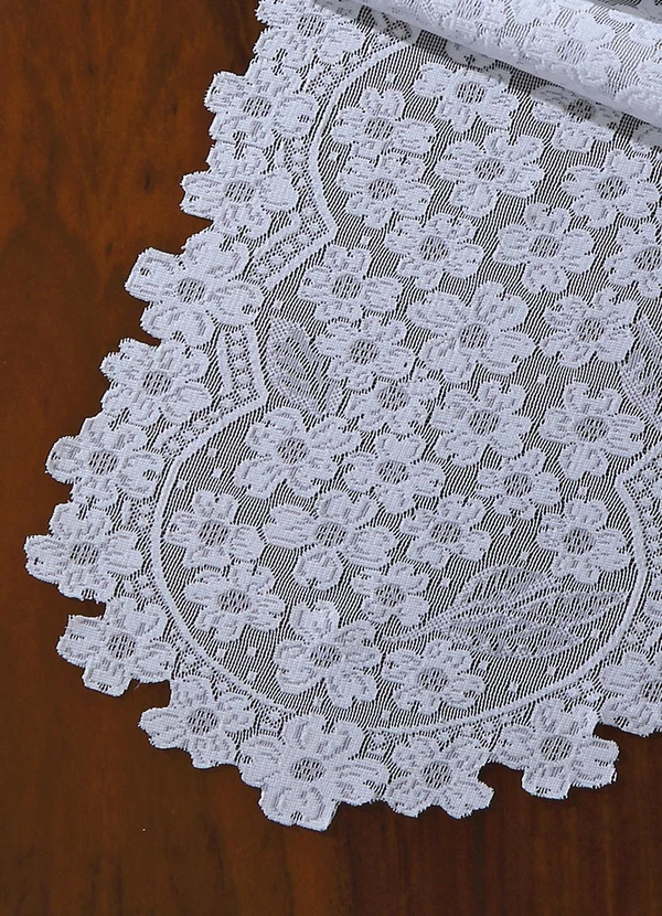 Cajovil - Trilho Artesanal Branco Cerejeira 35cm X 1.35m 2