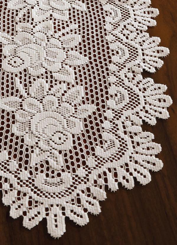 Santista - Trilho Oval Artesanal Bege Gardênia 40cm X 1.25m 2