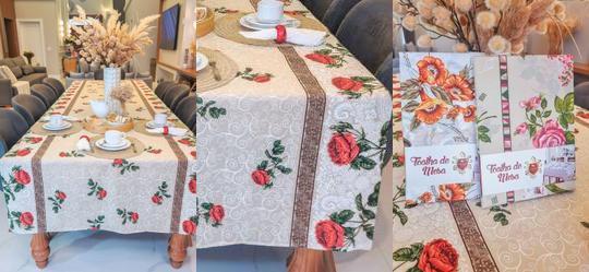 Toalha de Mesa Quadrada Sortido 140x140 cm