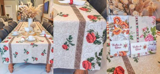 Toalha de Mesa Retangular Sortido 140x250 Cm