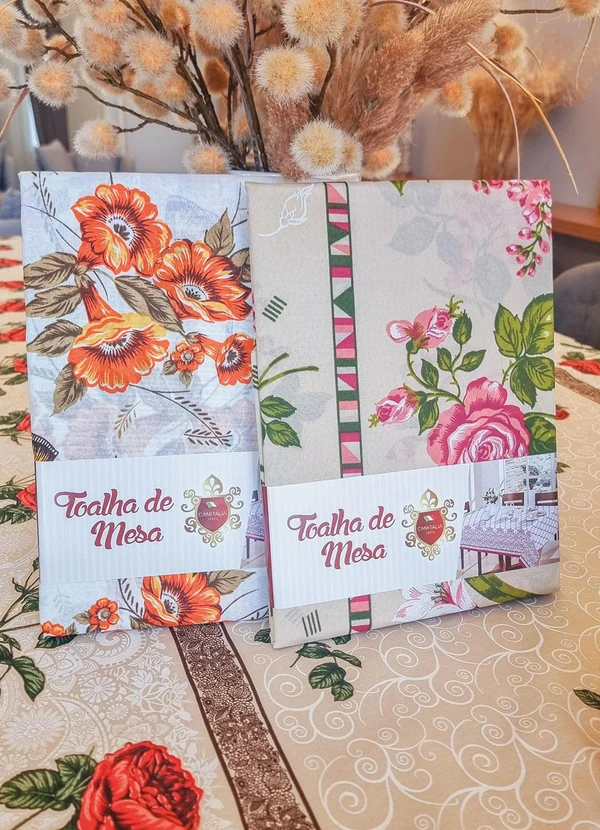 Lar e Lazer - Toalha de Mesa Retangular Sortido 140x250 Cm 3