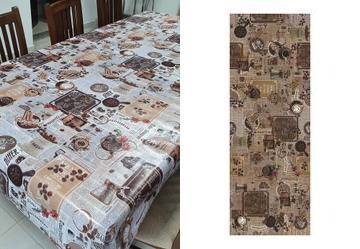 Toalha de Mesa Trmica Coffee 140x210 Cm