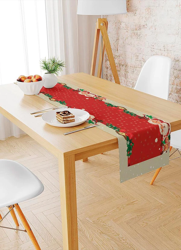 Lar e Lazer - Trilho de Mesa Natal Família Noel 145x45 cm