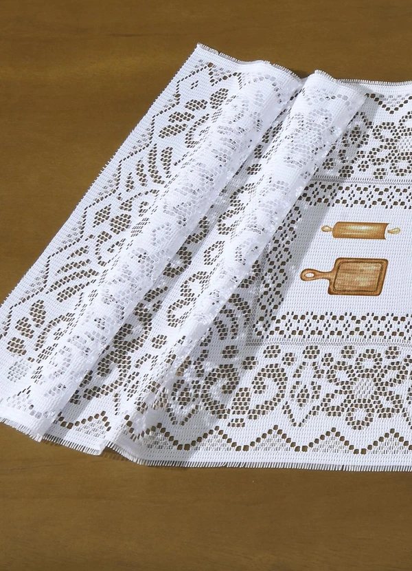 Santista - Trilho Valência Branca Cozinheira 40cm X 1,50m 2