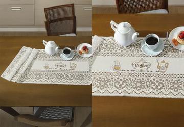 Trilho Valncia Marfim Cafe 40cm X 1.50m