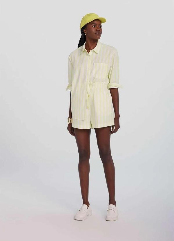 Hering - Bone Unissex Aba Curva em Sarja Amarelo 6