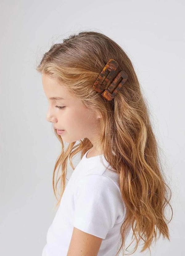 Hering - Presilha Infantil Menina para Cabelo Marrom