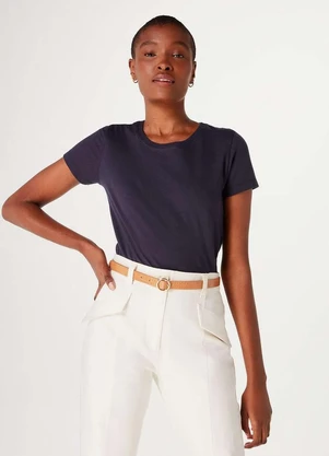 Hering - Blusa Basica Feminina Manga Curta - HERING