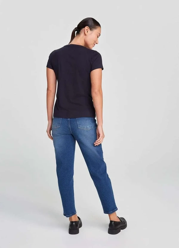 Hering - Blusa Basica Feminina Manga Curta Preto 5